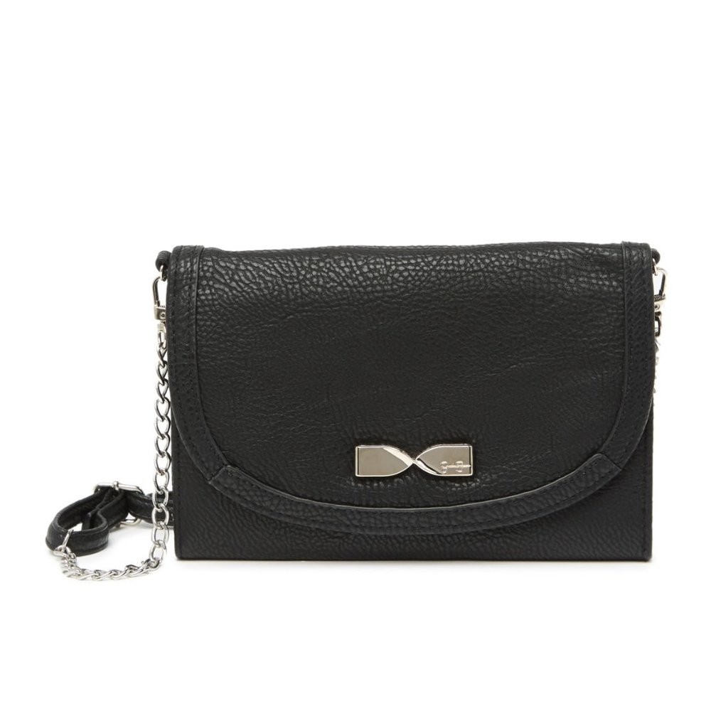 Jessica Simpson Black Landon Clutch